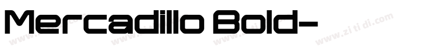 Mercadillo Bold字体转换